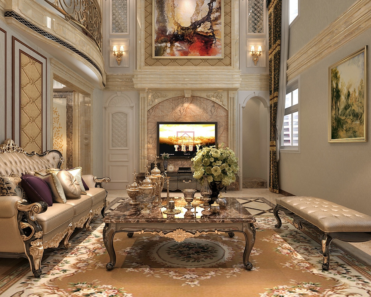 石家莊中冶德賢公館 歐式風格的華麗綻放，詮釋別墅大宅的奢華與格調